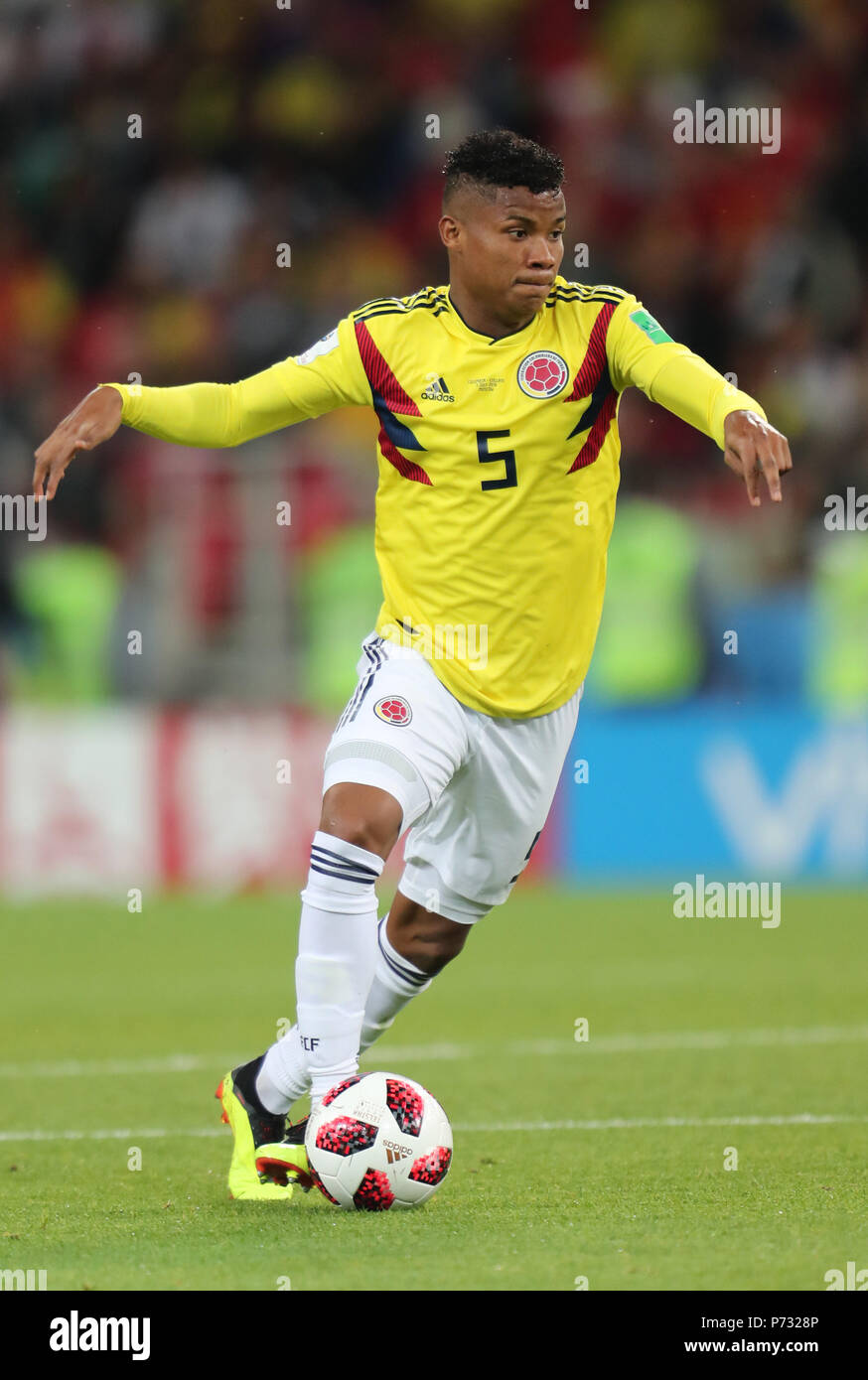 Moscow Russia. 3rd July 2018. Wilmar Barrios COLOMBIA COLOMBIA V ENGLAND 2018 FIFA WORLD CUP RUSSIA 03 July 2018 GBC9278 Colombia v England 2018 FIFA World Cup Russia Spartak Stadium Moscow STRICTLY
