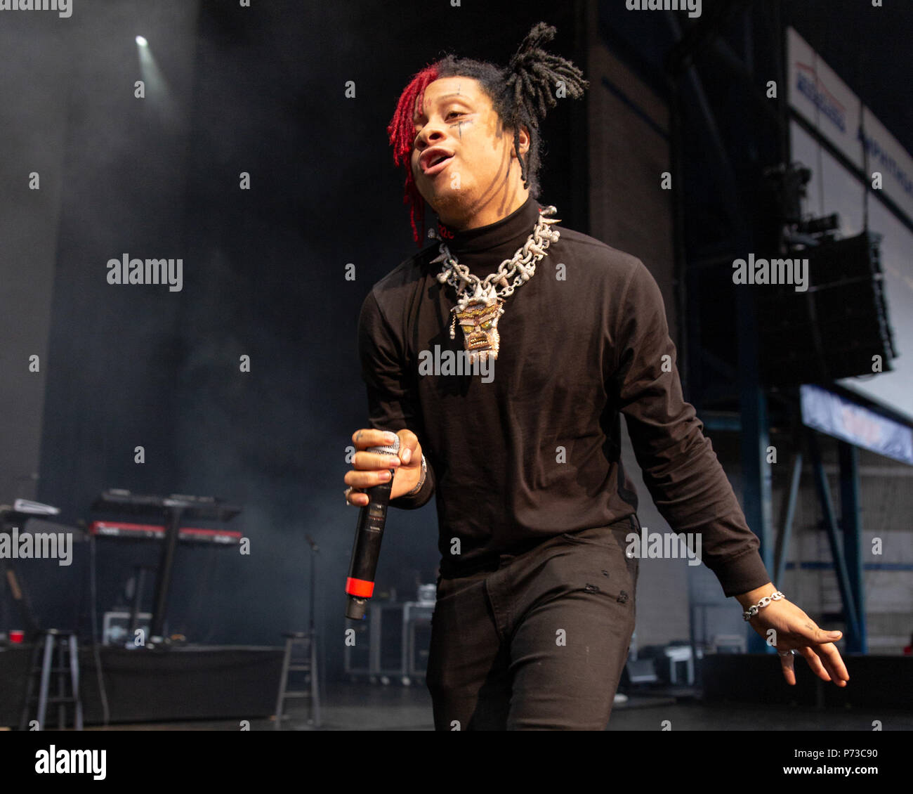 Milwaukee, Wisconsin, USA. 3rd July, 2018. TRIPPIE REDD (MICHAEL LAMAR