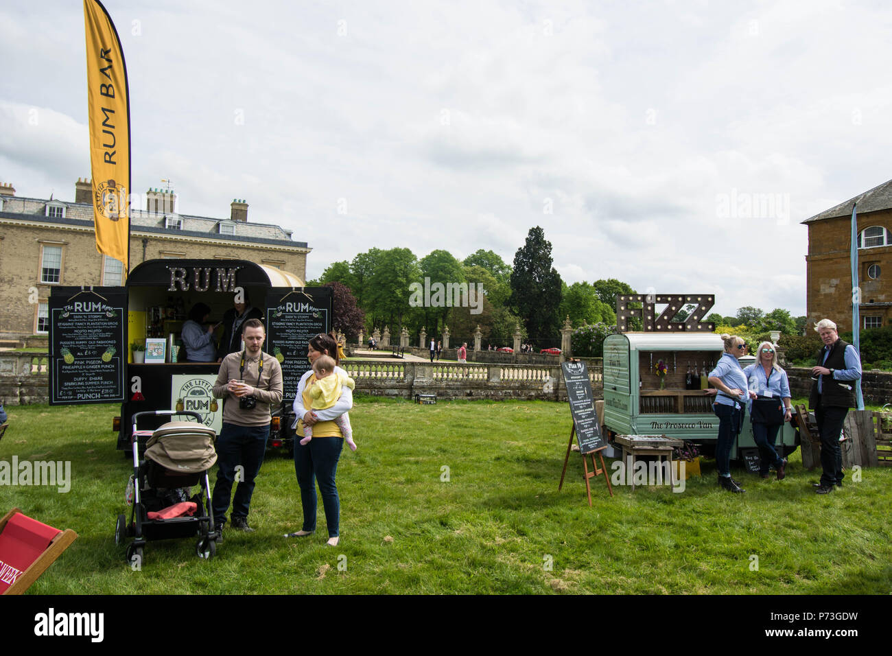Food and Drink Festival Althorp Northamptonshire house buggy camera rum