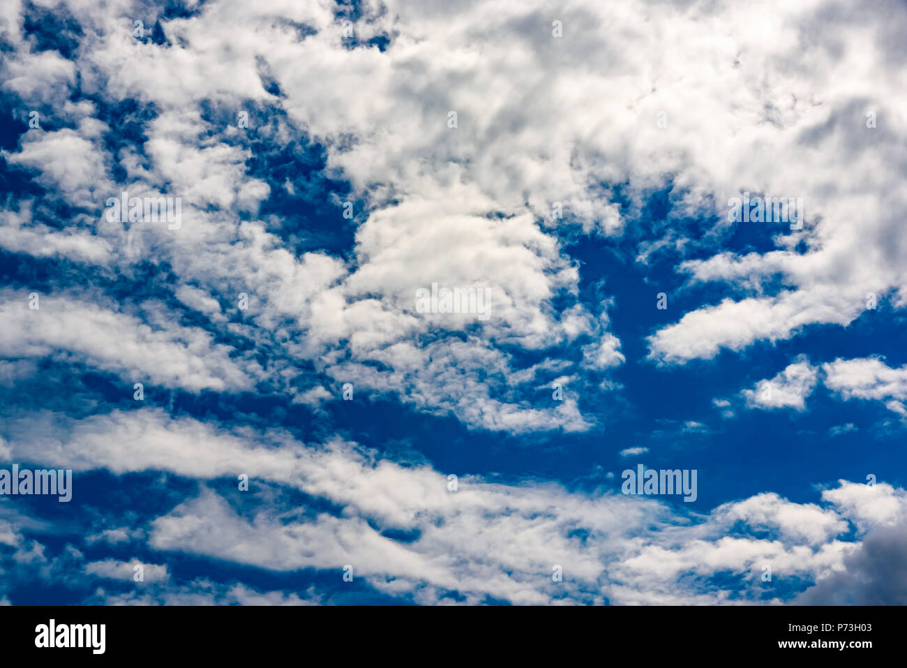 Beautiful clouds with blue sky background. Nature weather, cloud blue   fluffy clouds in the blue  space for editing Stock Photo  - Alamy