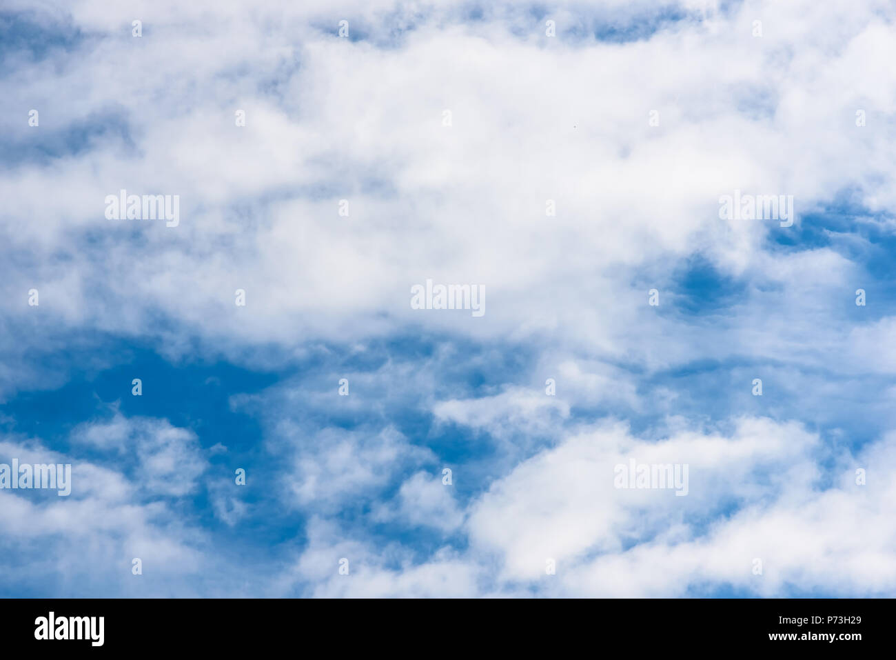 Beautiful clouds with blue sky background. Nature weather, cloud blue   fluffy clouds in the blue  space for editing Stock Photo - Alamy