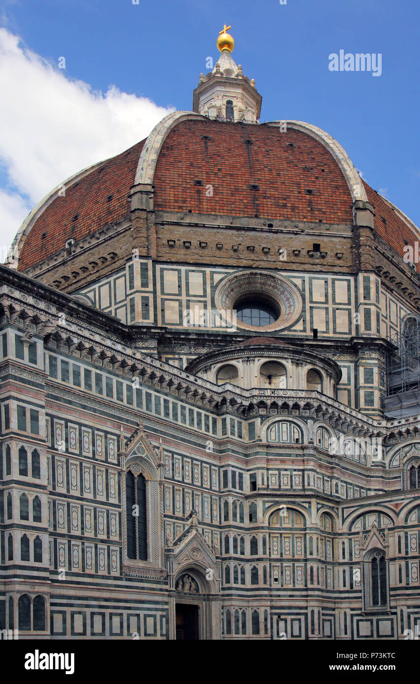 the duomo or cathedral of santa maria del fiore and its famous ...