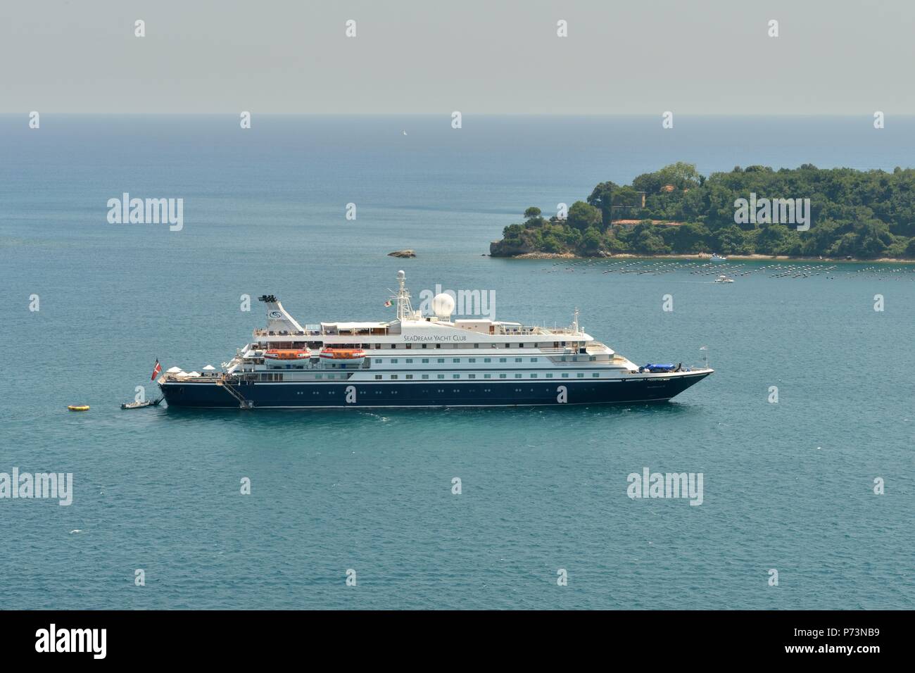 SeaDream II luxury vacation portovenere Stock Photo