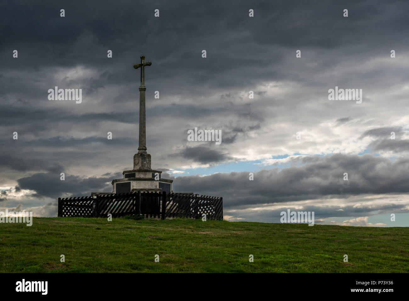 The Ampthill Camp Memorial Cross, Ampthill Park, Bedfordshire, UK Stock Photo