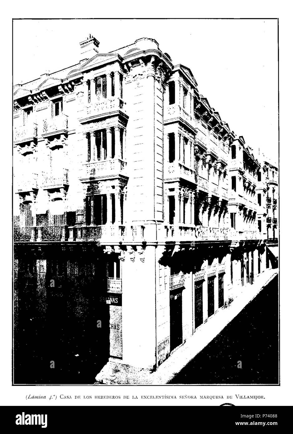 English Casa de los herededos de la marquesa de Villamejor, Madrid