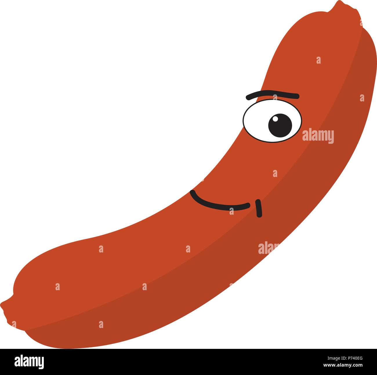 Sausage emoticon Stock Vector Images Alamy