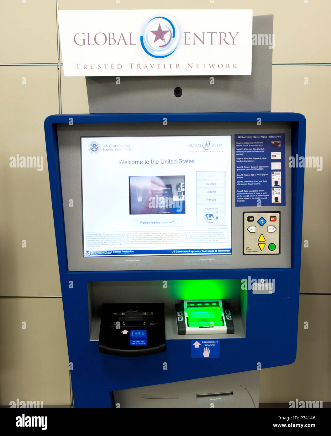 Global Entry Kiosk Machines-Denver, 032212: Denver - Global…