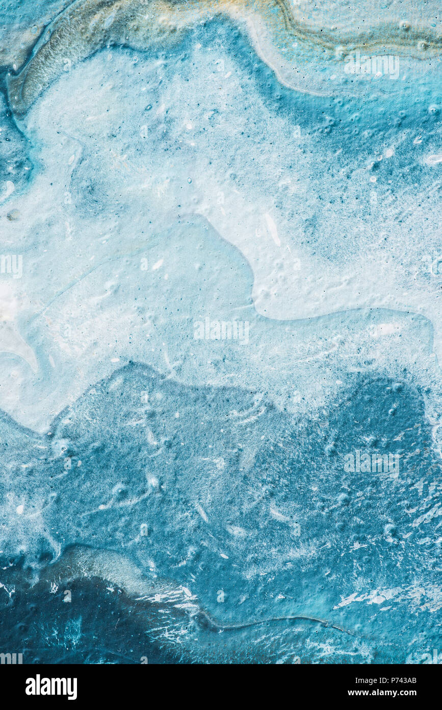 abstract light blue textured of oil painting Stock Photo - Alamy