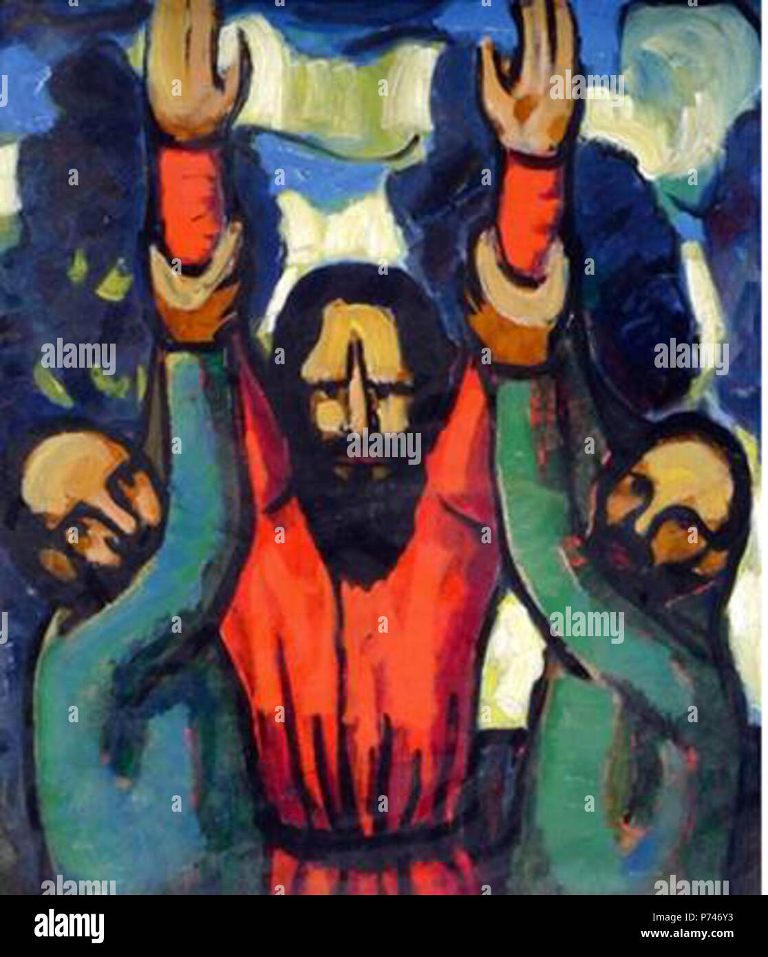 English: The Prophet Elijah . 1915 45 Segal-Elijah Stock Photo