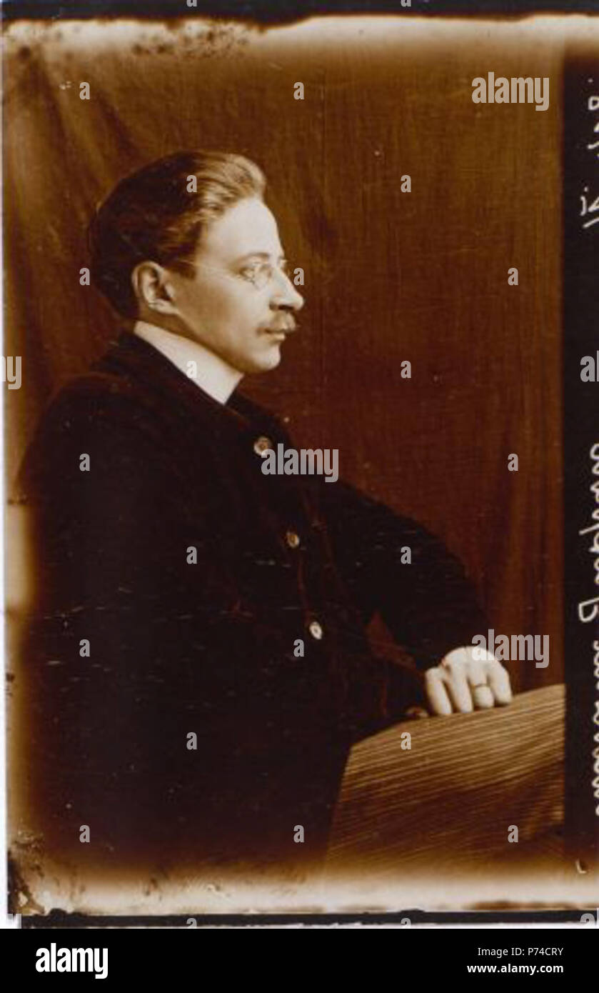 Maksim Gaspari . 1908 30 Maksim Gaspari 1908 Stock Photo