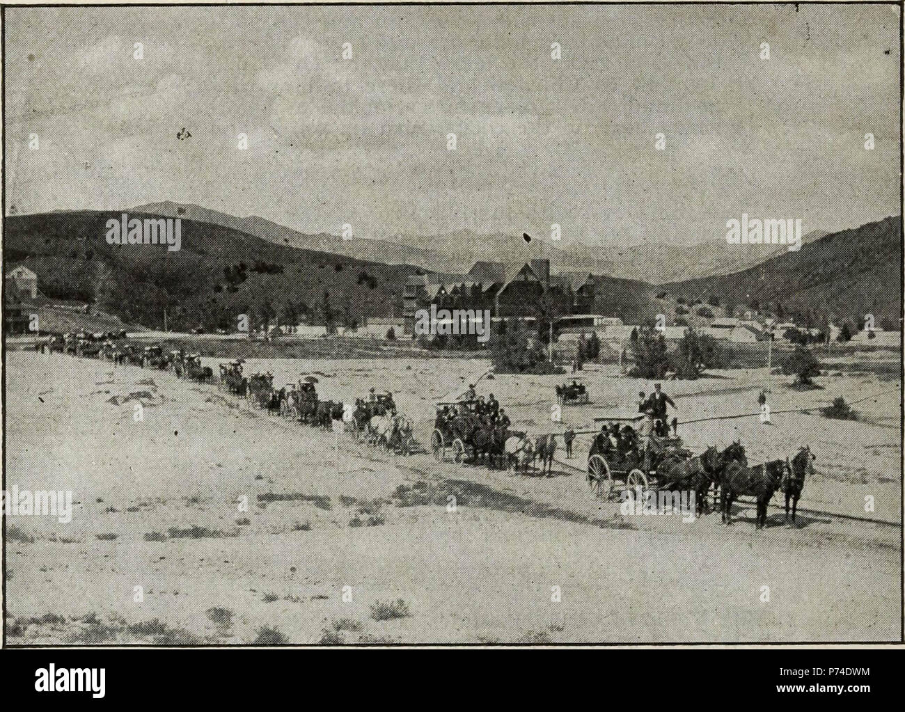 "Haynes' guide to Yellowstone Park" (1905 Stock Photo Alamy