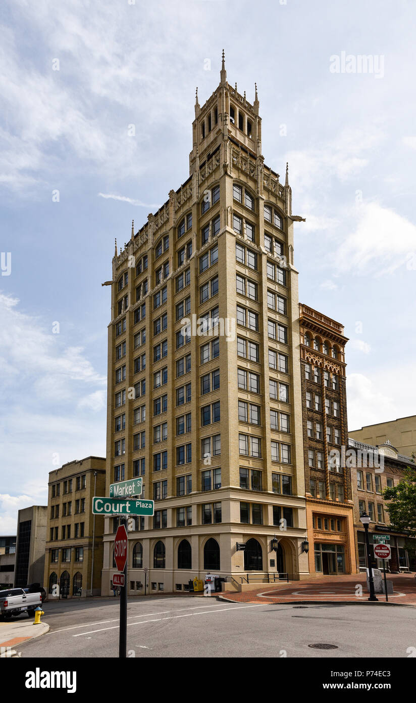 The Jackson Building in downtown Asheville, North Carolina Stock Photo