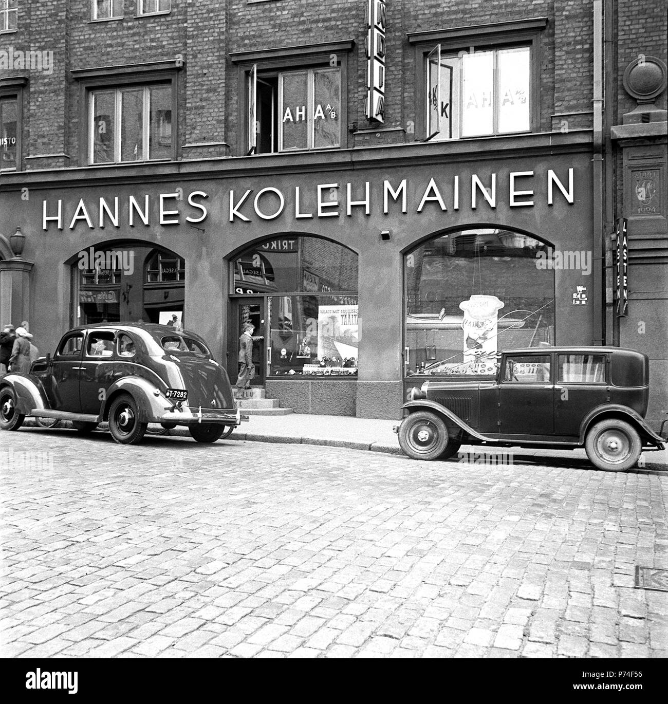 Kaisaniemenkatu 3, Helsinki, 1930s. Stock Photo