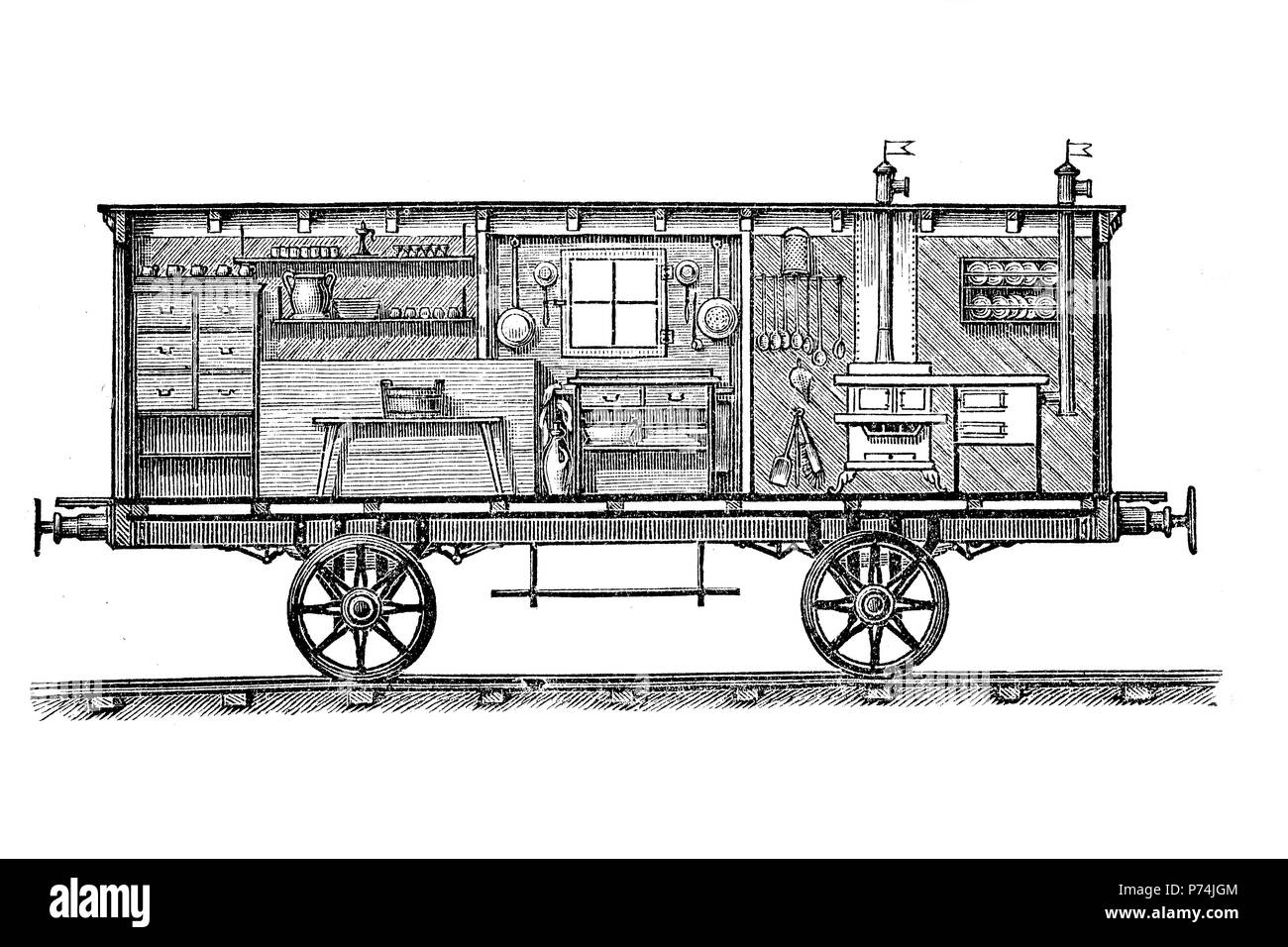 Wagon train art hires stock photography and images Alamy