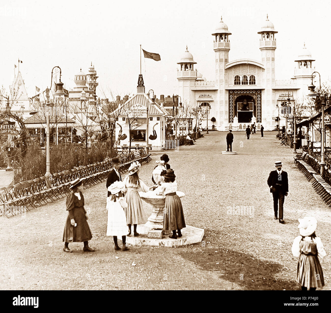 The India Pavilion, The Franco-British Exhibition at White City, London ...
