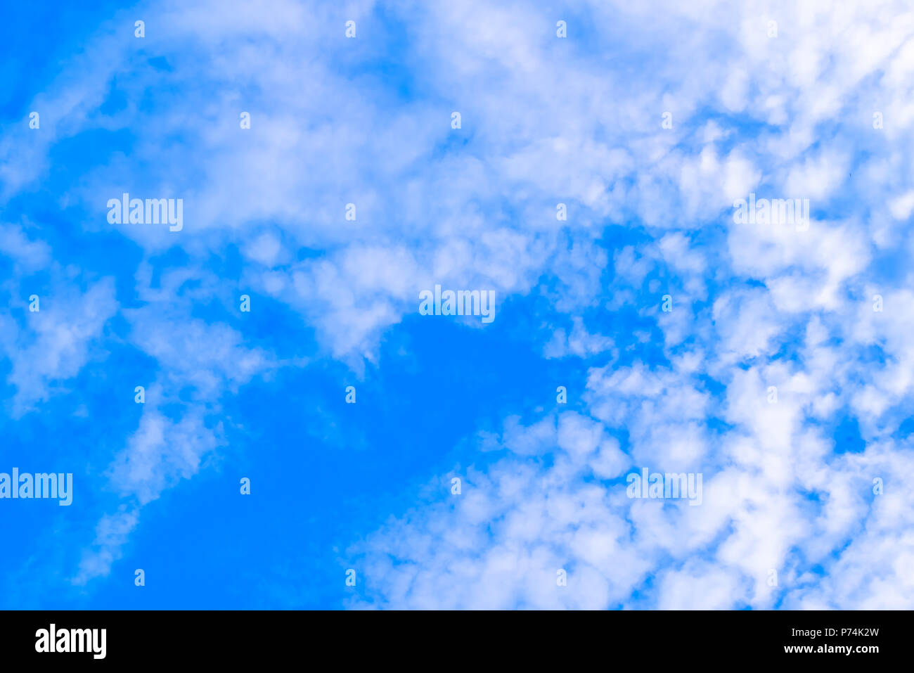 Beautiful clouds with blue sky background. Nature weather, cloud blue   fluffy clouds in the blue  space for editing Stock Photo  - Alamy