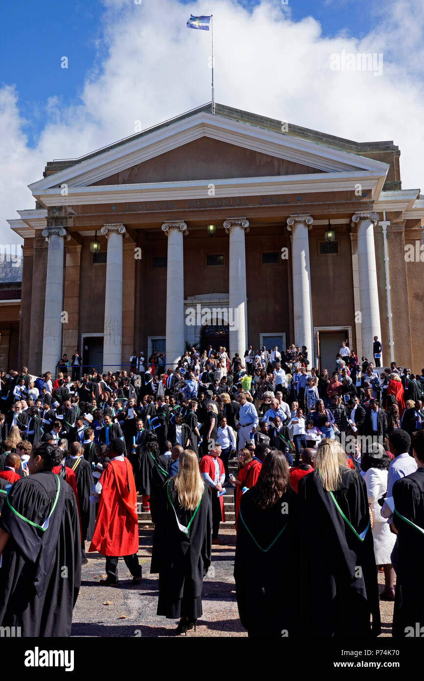 Graduation day at the University of Cape Town, South Africa Stock Photo