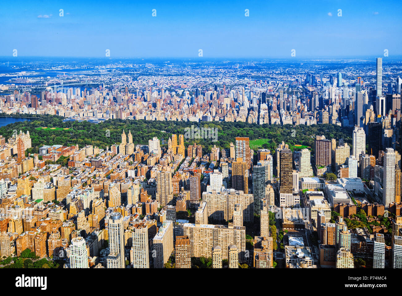 Birds Eye View New York Central Park High Resolution Stock Photography