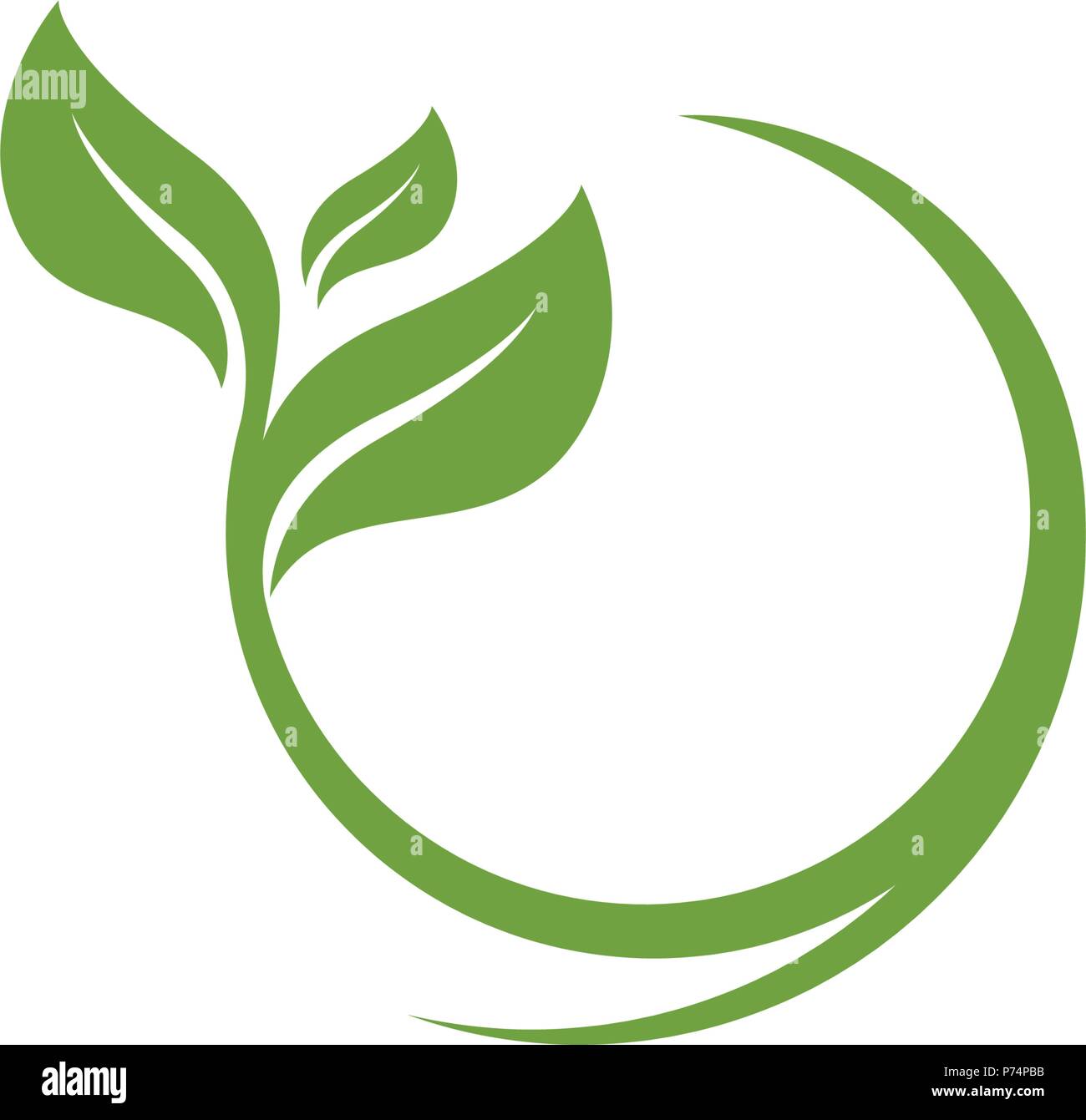 Logos of green Tree leaf ecology nature element vector Stock Vector ...