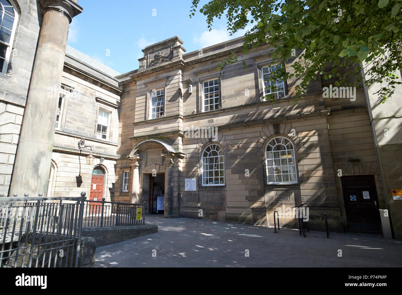 Lancaster central library market square england uk Stock Photo Alamy