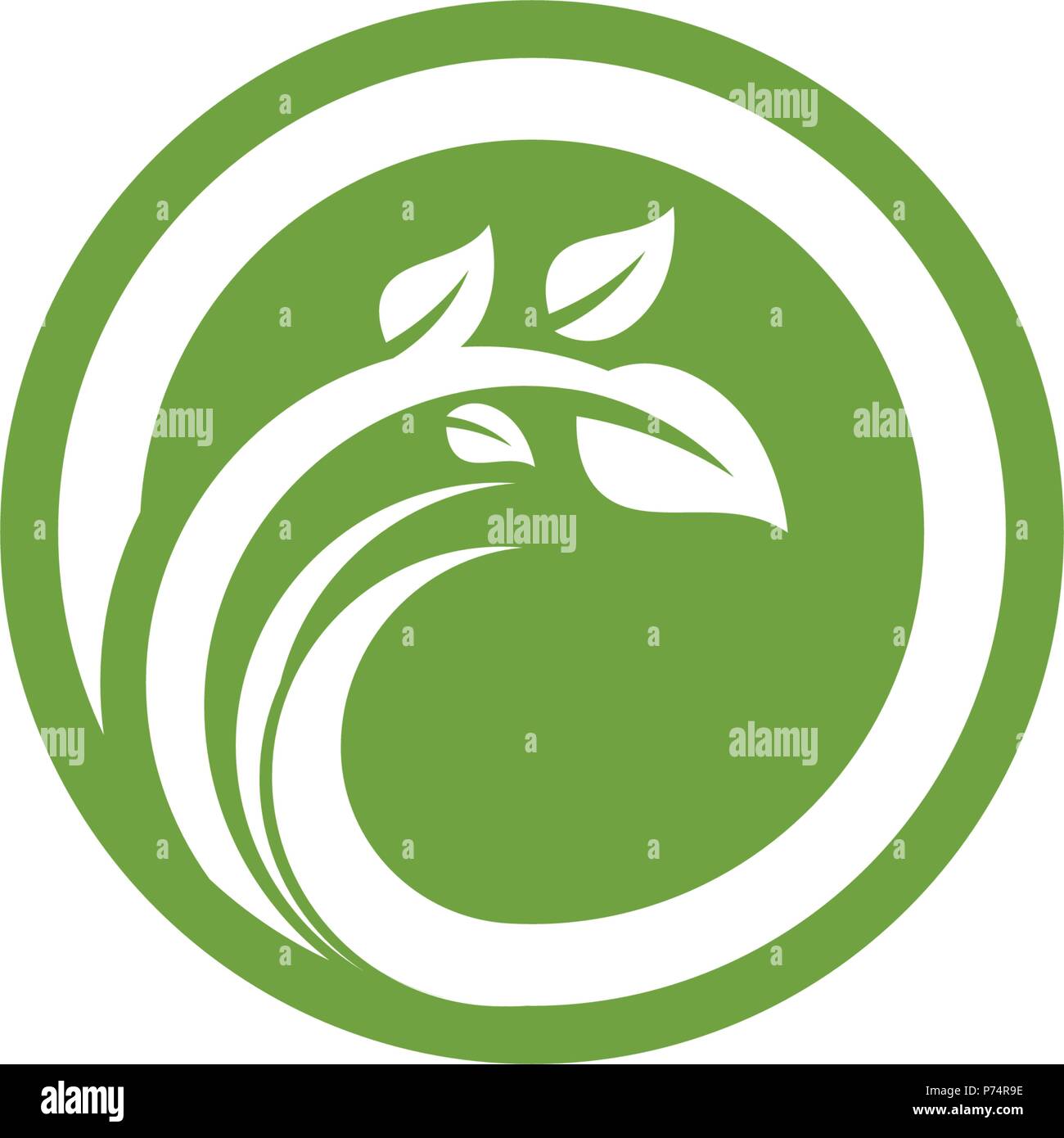 Logos of green Tree leaf ecology nature element vector Stock Vector ...