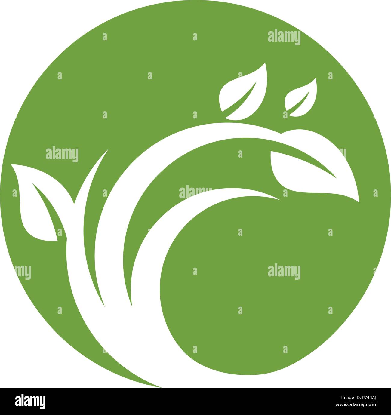 Logos of green Tree leaf ecology nature element vector Stock Vector ...