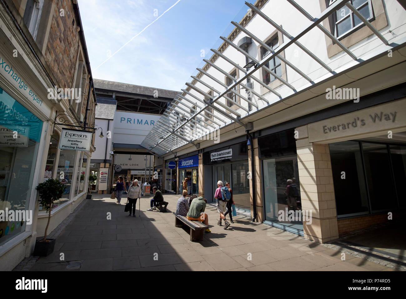 marketgate shopping centre lancaster england uk Stock Photo