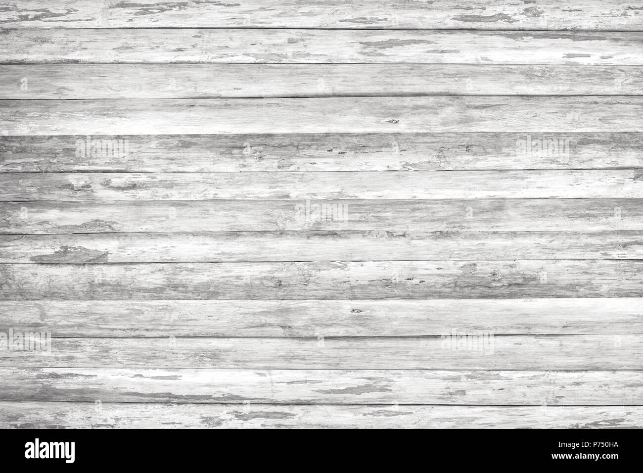 Wood texture background, white wood planks. Grunge washed wooden wall pattern. Stock Photo