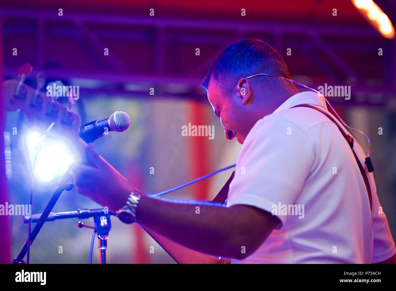 Beer Garden Musician Stock Photos Beer Garden Musician Stock