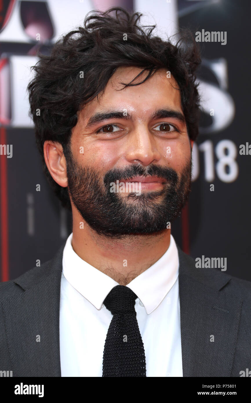 The British Soap Awards 2018 held at the Hackney Empire - Arrivals  Featuring: Charlie De Melo Where: London, United Kingdom When: 02 Jun 2018 Credit: Lia Toby/WENN.com Stock Photo
