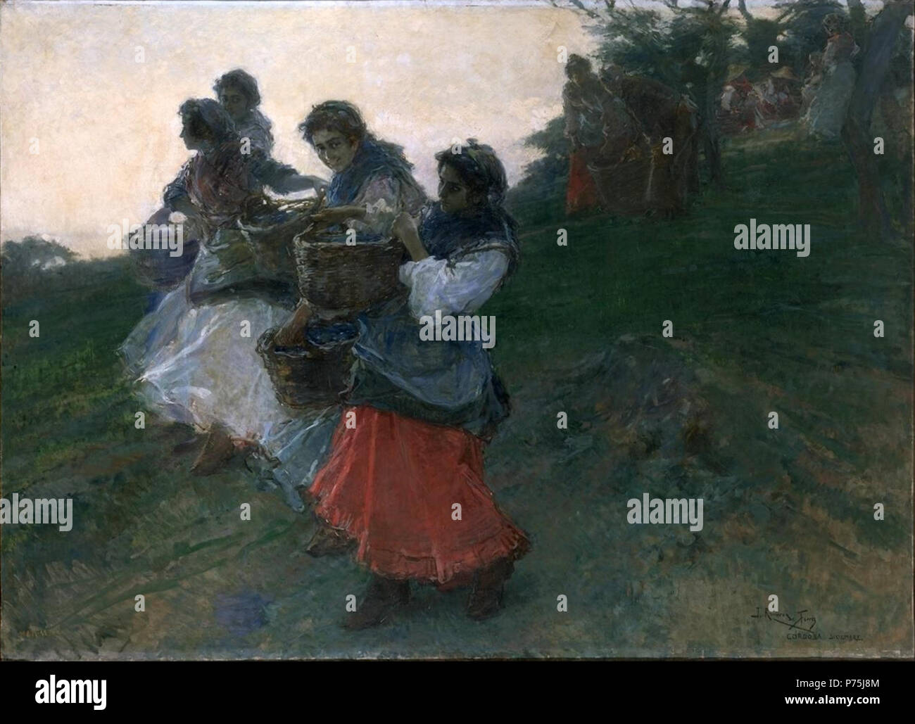 . Las aceituneras (Olive Pickers) . Spanish Las aceituneras . 1903 154