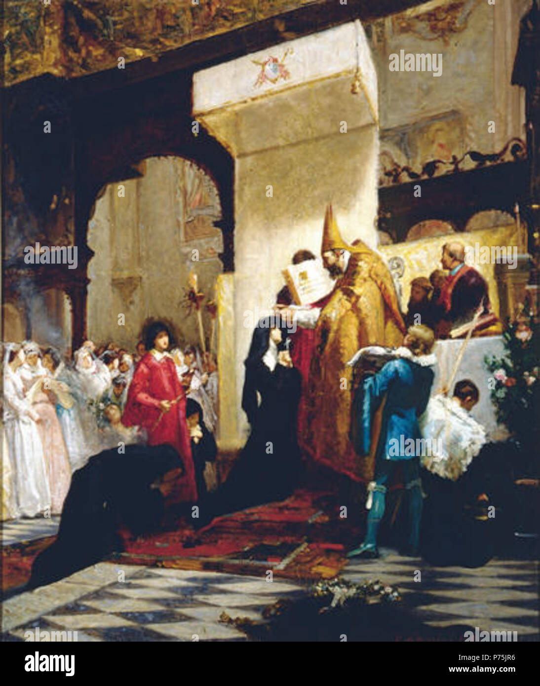 English The Investiture of Jane Frances de Chantal . 1883 157 Loverini