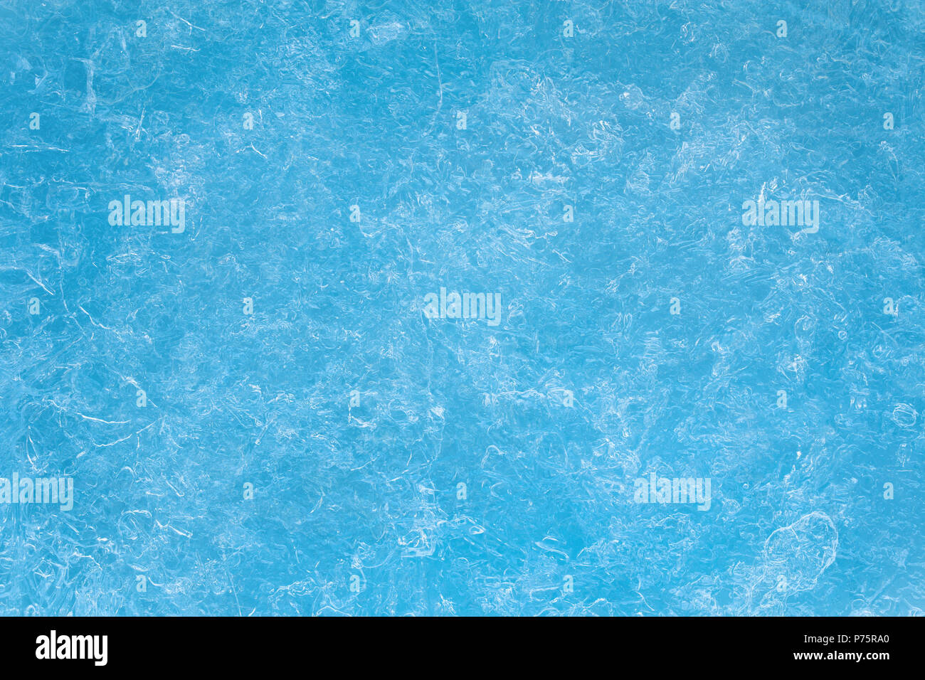 Summer blue ice texture background Stock Photo