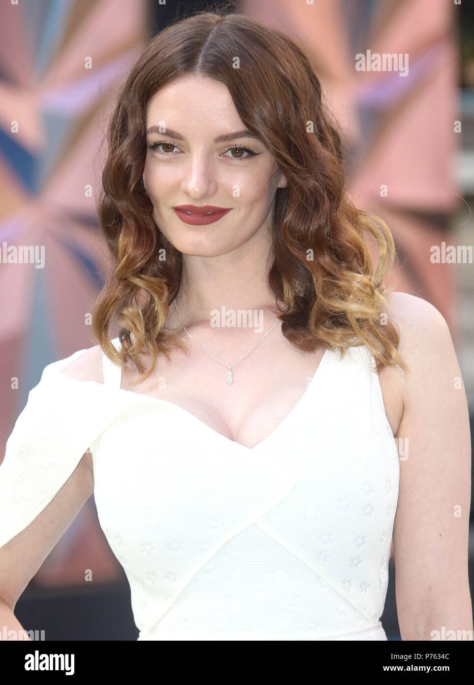 Jun 06, 2018 - Dakota Blue Richards attending Royal Academy Of Arts 250th Summer Exhibition Preview Party at Burlington House in London, England, UK Stock Photo