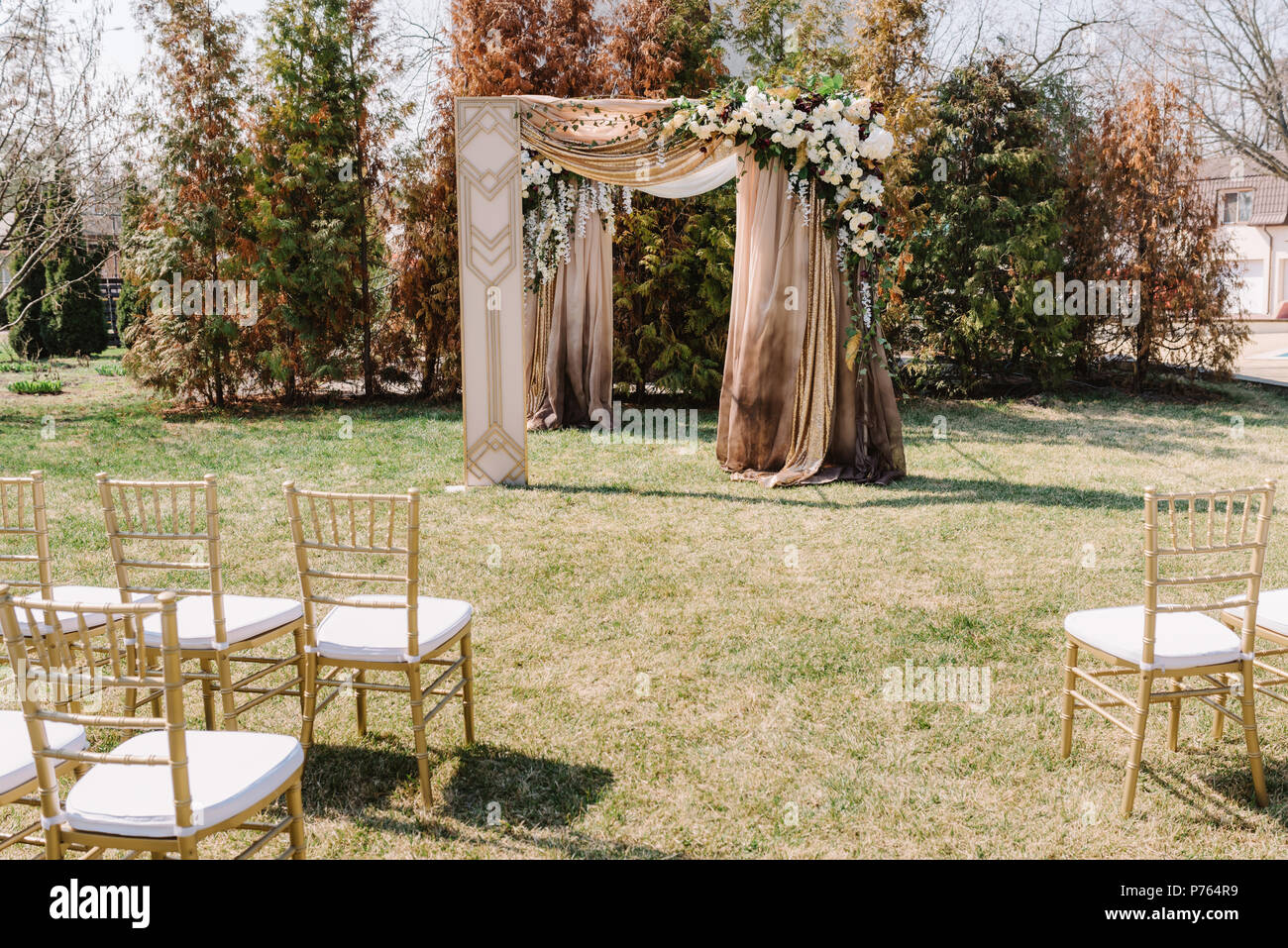 Magnificent Wedding Arch For A Wedding Ceremony The Square Arch