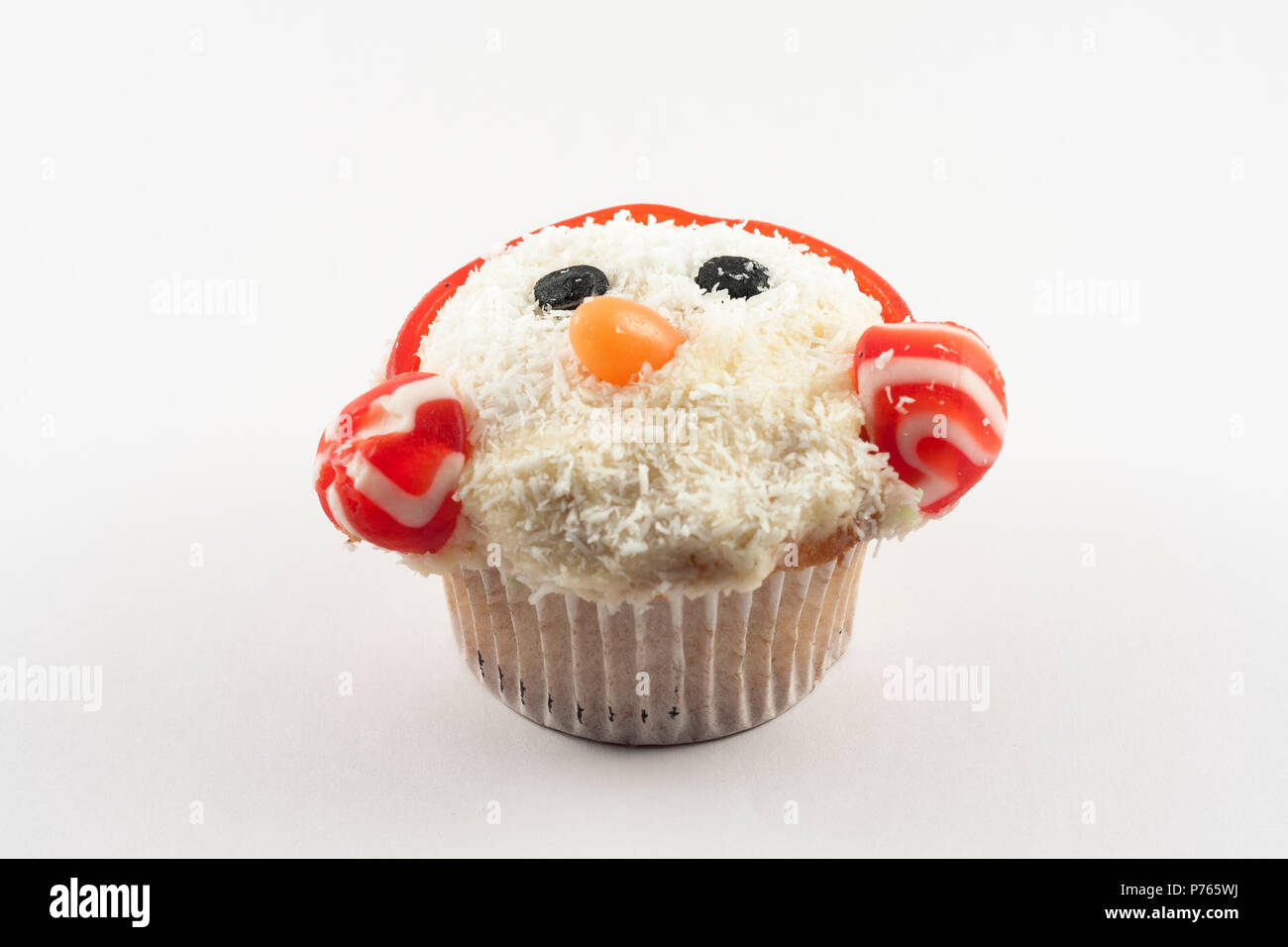 Cupcake isolated on white background Stock Photo