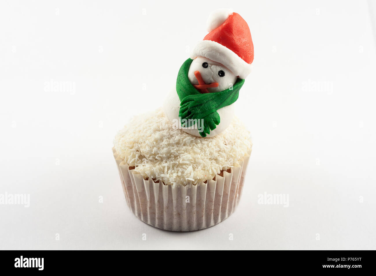 Cupcake isolated on white background Stock Photo