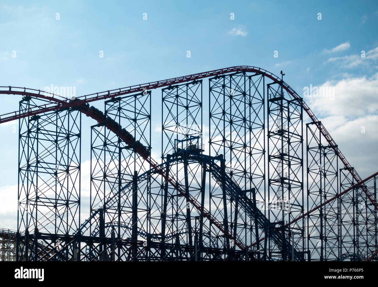 The Big One rollercoaster at Blackpool Pleasure Beach Stock Photo