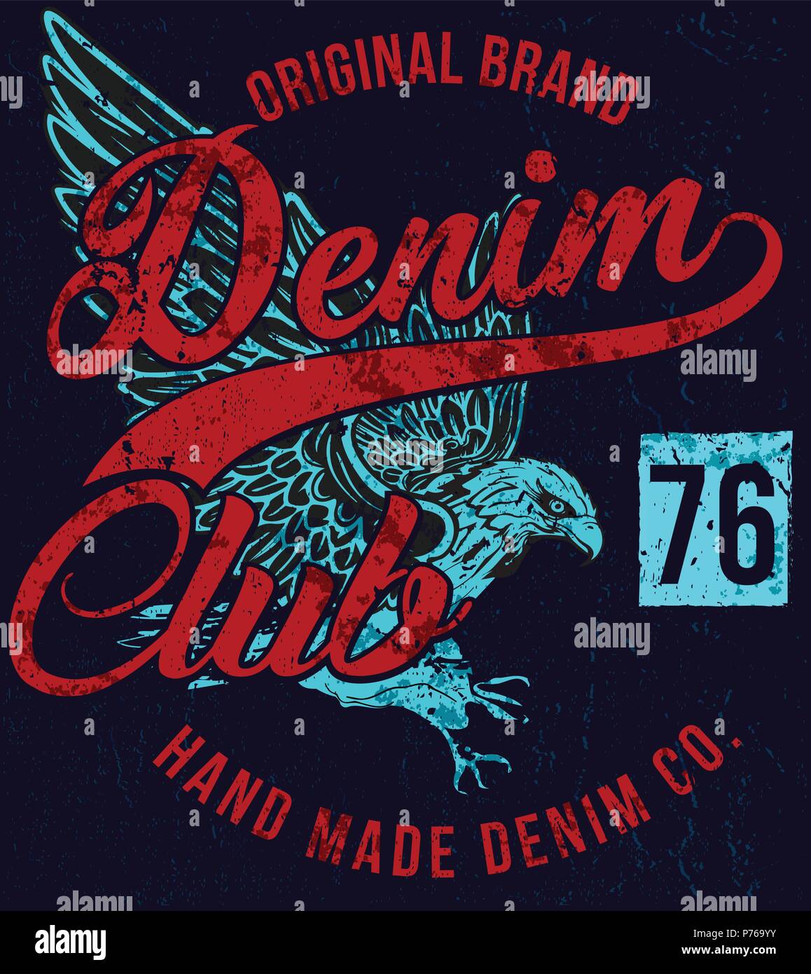 Tempo Eagle Embroidered Tee