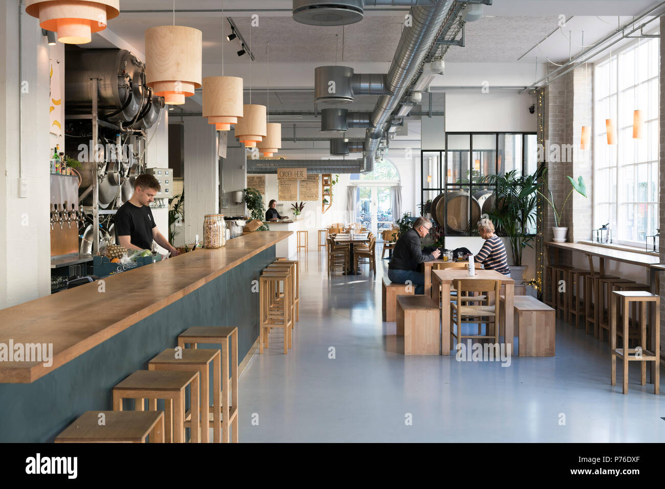 Brus Brewery restaurant, Copenhagen Stock Photo - Alamy