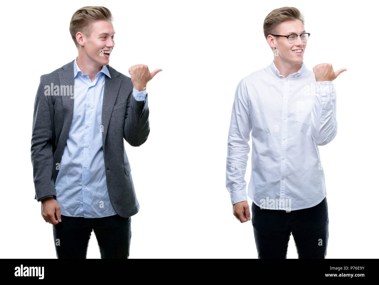 Blond gorgeous young man Cut Out Stock Images & Pictures - Alamy