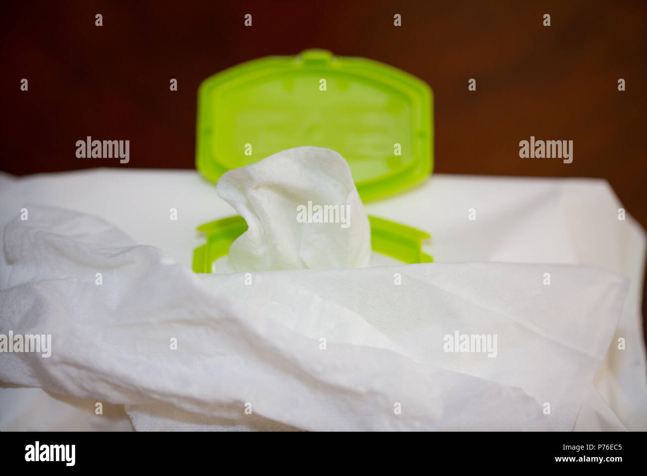 Wet wipes in package box, with clipping path Stock Photo Alamy