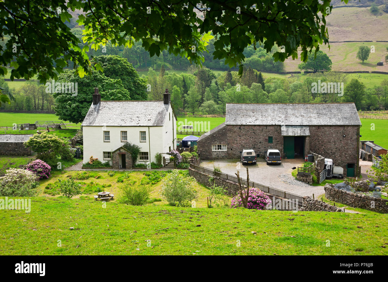 Wha house farm farmhouse cottage and farmyard buildings eskdale cumbria