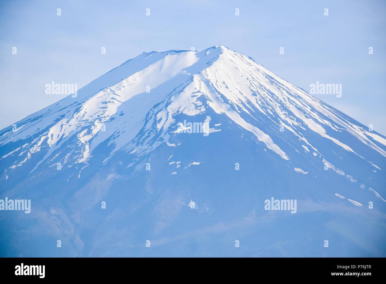 Close up view of the peak of Fuji mountain from Kawaguchiko, Japan Stock  Photo - Alamy