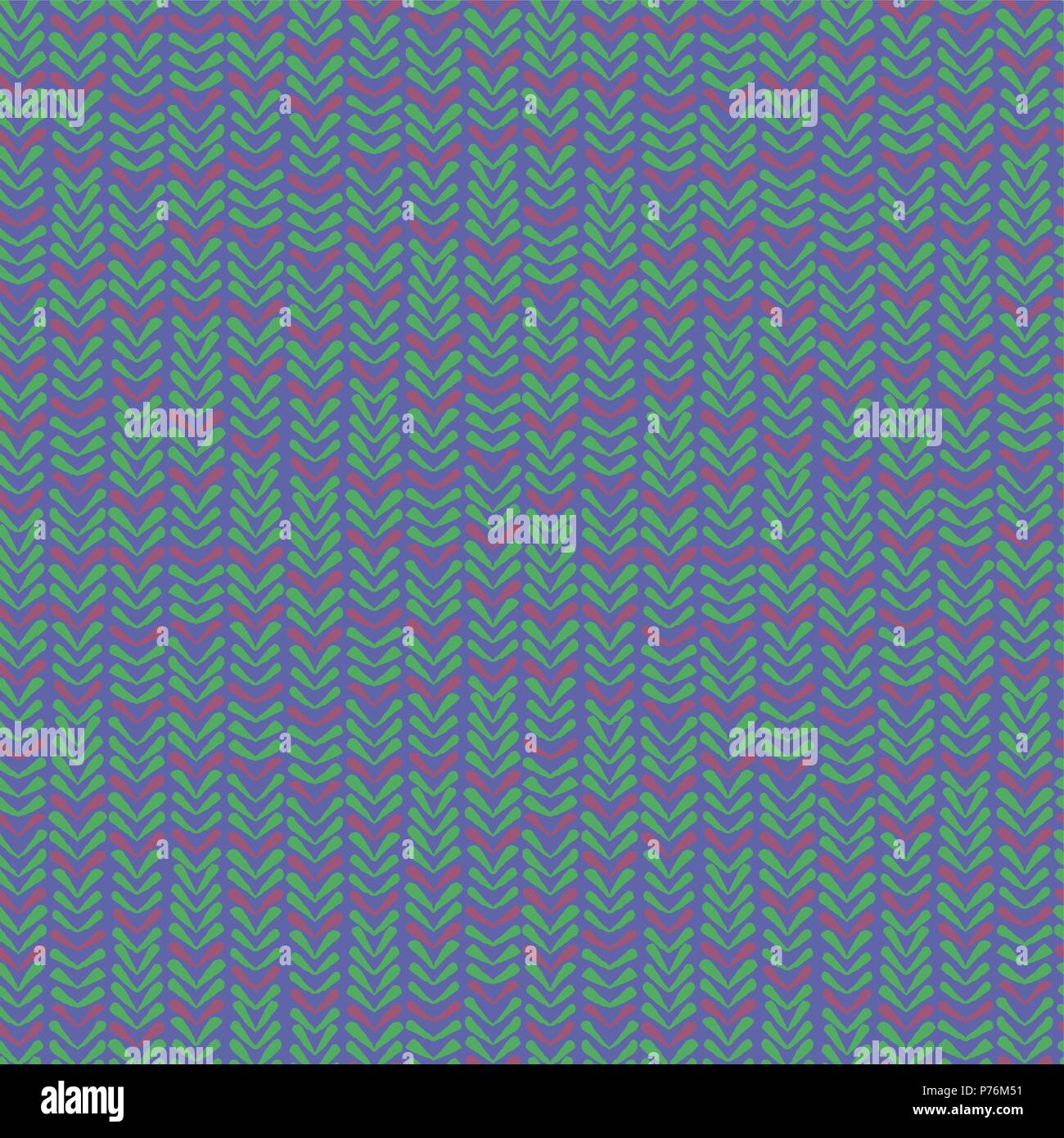 Abstract seamless vector nature ribbon chevron turquoise pattern Stock Vector