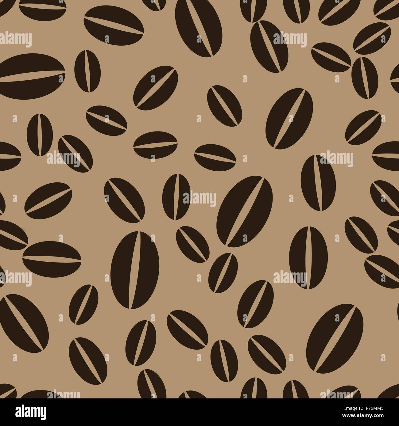 Coffee Beans Seamless Pattern Stock Vector Image & Art - Alamy