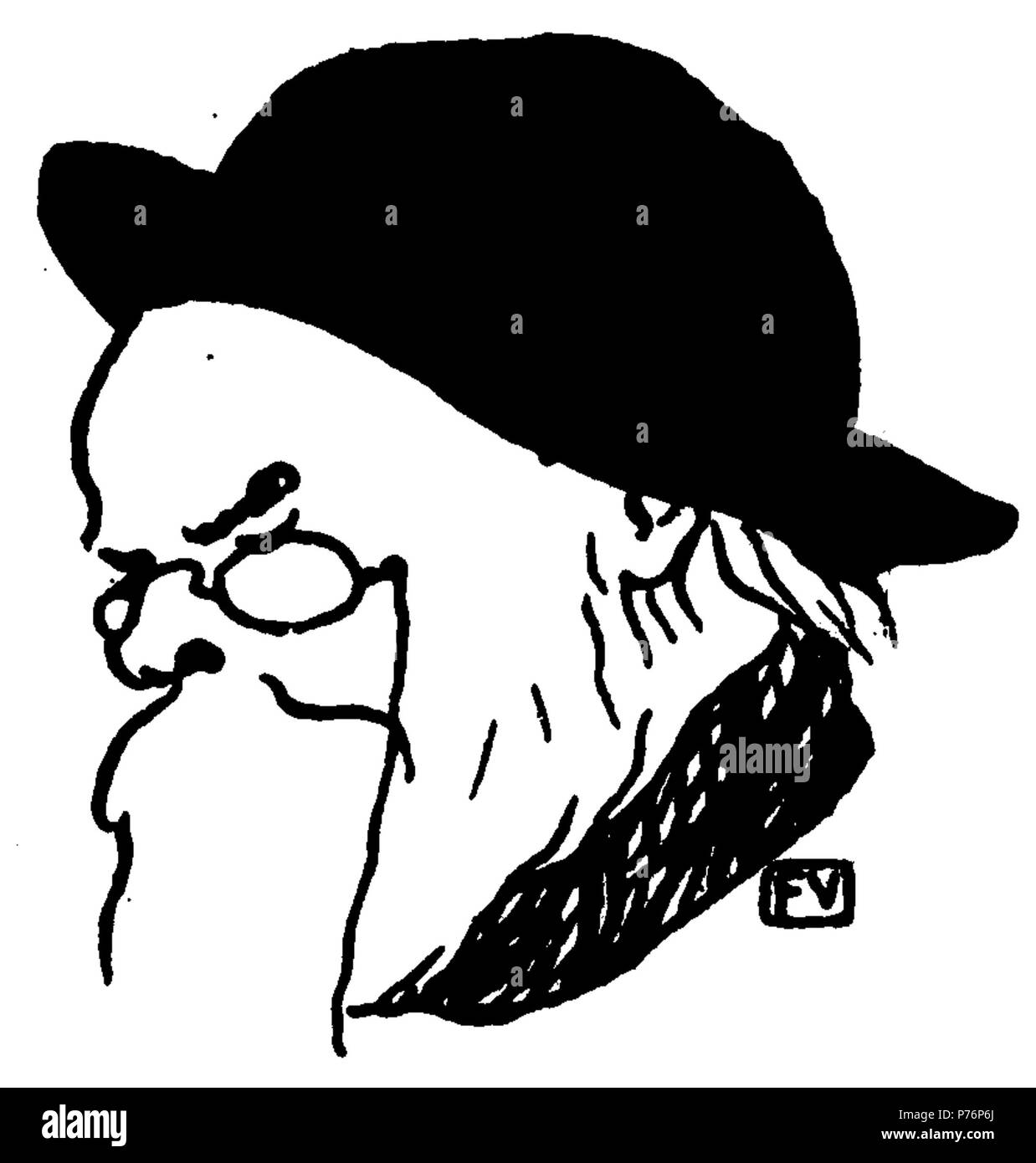 French poet Paul Verlaine (18441896) from Le Livre des masques (vol