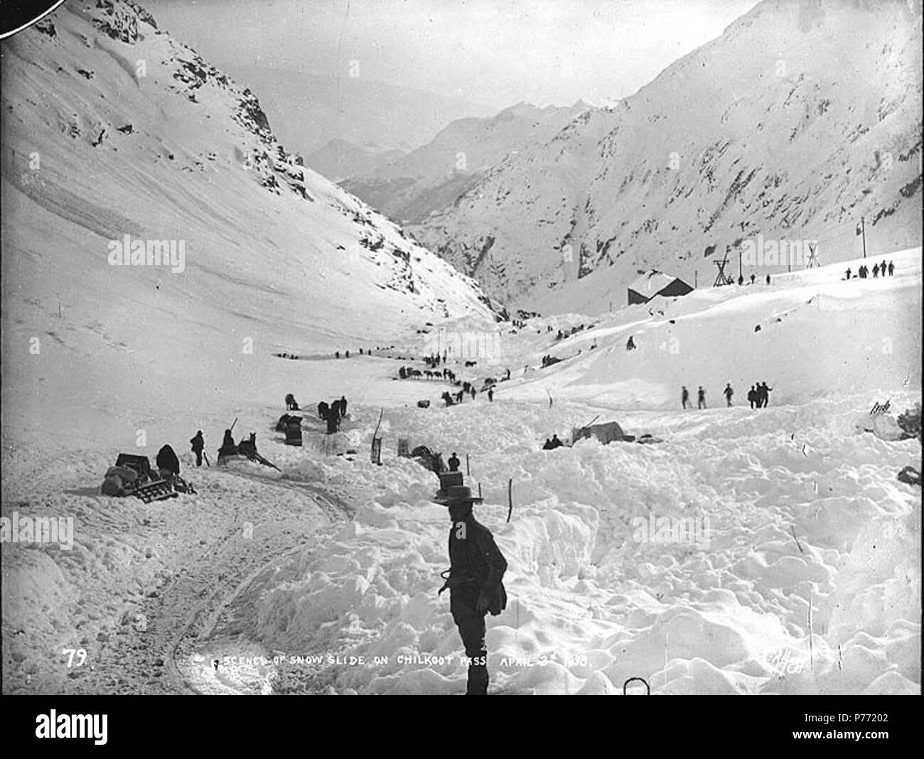 Chilkoot pass Black and White Stock Photos & Images - Alamy