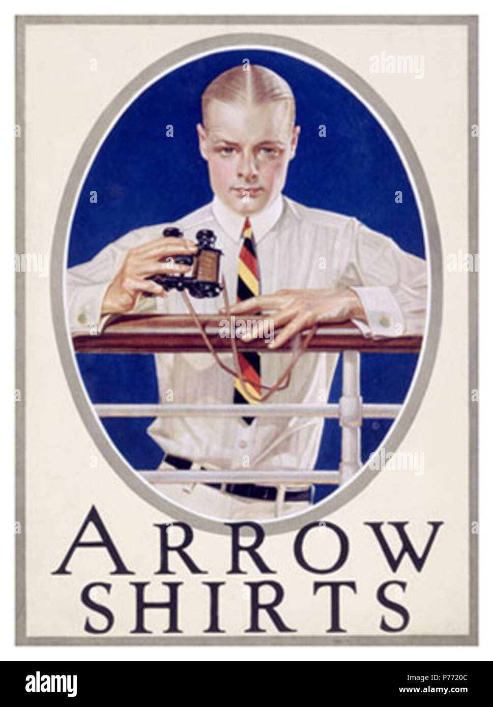 recruit Upset Be satisfied Arrow Shirts advertisement, United States . early 1920s 1 Arrow shirt 1920s  Stock Photo - Alamy