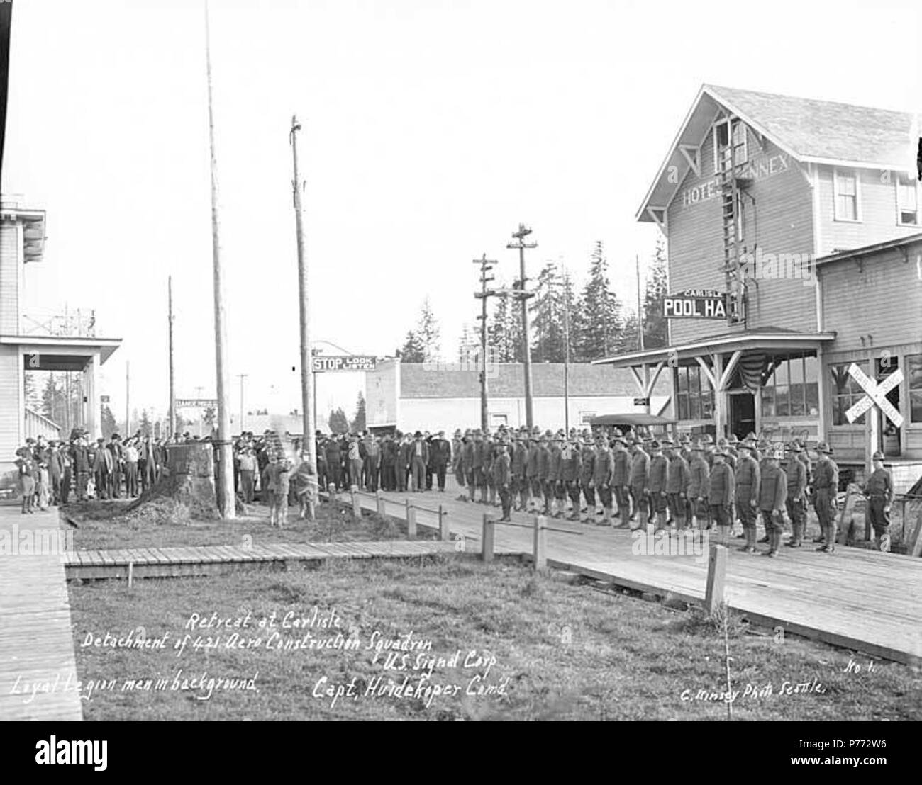 Loyal legion of loggers Black and White Stock Photos & Images Alamy